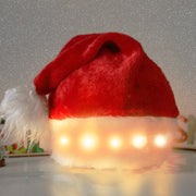 Christmas Santa Hat with LED Lights