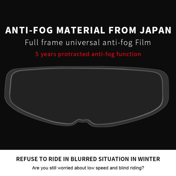 Motorcycle Helmet Lens Anti-fog Film