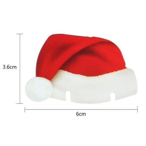 Red Christmas Hat Wine Champagne Tipple Cups