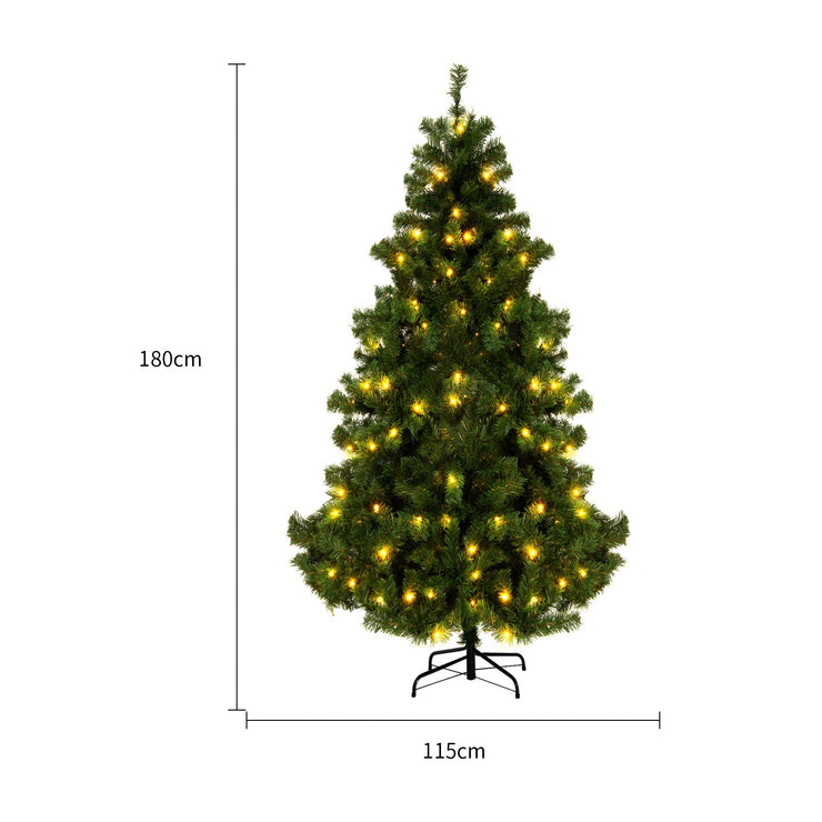 Portable Christmas Tree with Lights