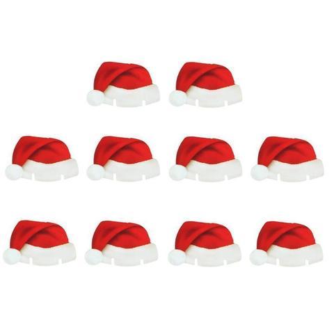 Red Christmas Hat Wine Champagne Tipple Cups