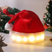 Christmas Santa Hat with LED Lights