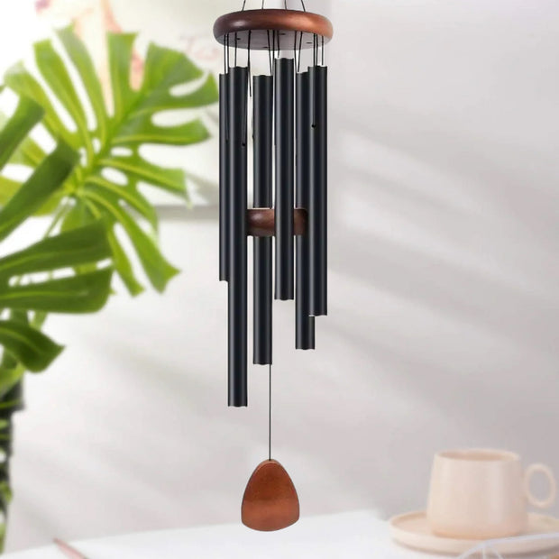 Explosive Six Tube Retro Aluminum Tube Wind Chime Metal Home Decoration Creative Gift Pendant Three-color Wall Decoration Pendant Wholesale