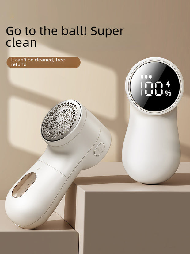 New Rechargeable Hair Ball Trimmer Intelligent Hair Suction Device Digital Display Household Scraper Does Not Hurt Clothes To Hair Ball