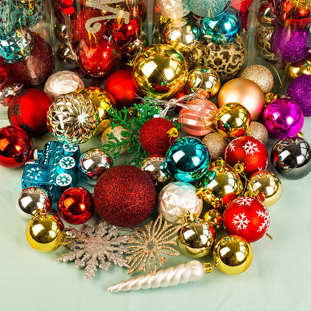 Christmas Decorations Christmas Ball Special-shaped Ball Multi-bag Gift Bag Christmas Tree Accessories Small Pendant Hanging Pieces Colorful