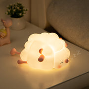 Silicone Pat Light Night Light Panda Pat Night Light Bedroom Bedside Lamp Plug-in Dual-purpose Soft Light Eye Protection Atmosphere Lamp