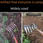 On Behalf Of The Hair Hoe Weeding Rake Farming Tools Weeding Root Artifact Turning Loose Soil Rake Weeding Agricultural Tools