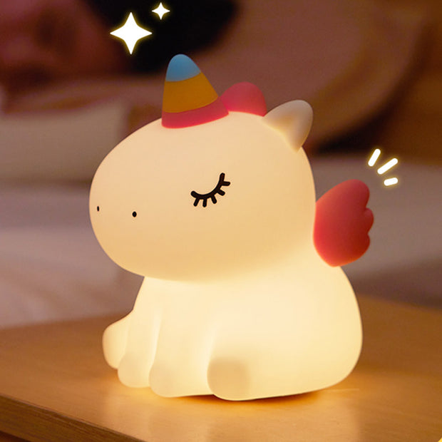 Silicone Pat Light Night Light Panda Pat Night Light Bedroom Bedside Lamp Plug-in Dual-purpose Soft Light Eye Protection Atmosphere Lamp