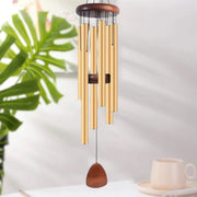 Explosive Six Tube Retro Aluminum Tube Wind Chime Metal Home Decoration Creative Gift Pendant Three-color Wall Decoration Pendant Wholesale