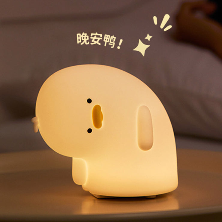 Silicone Pat Light Night Light Panda Pat Night Light Bedroom Bedside Lamp Plug-in Dual-purpose Soft Light Eye Protection Atmosphere Lamp